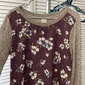 Thin business casual dress blouse.